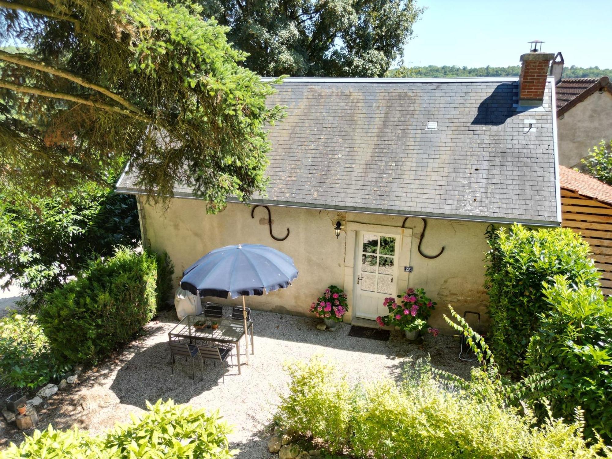 Charming Cottage In Chateau Les Roches Gardens Mont-Saint-Jean  Eksteriør bilde